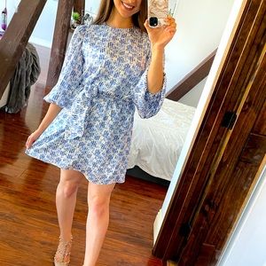 Classy Blue/White Dress by Alice + Olivia